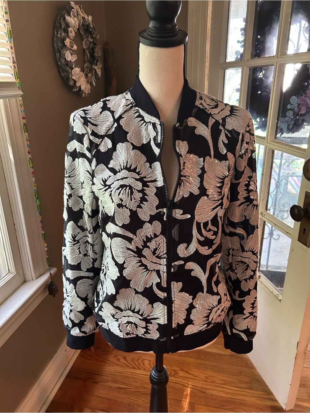 INC Embroidered Jacket